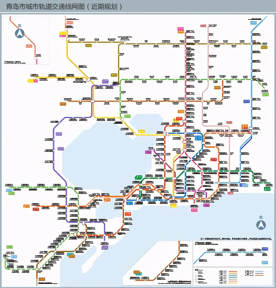 青岛地铁线路图最新