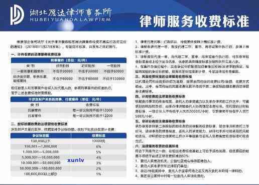 北京律师收费标准最新