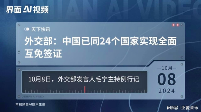 中国同二十四国全面互免签证，世界变迁中的自信与成就之路