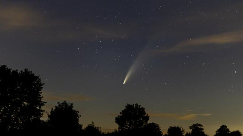 6万年一遇！今晚日落时有彗星