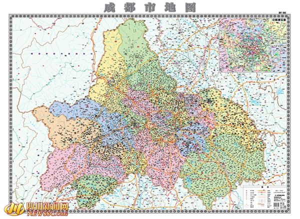 成都最新地图，回溯背景、重大事件与地位影响